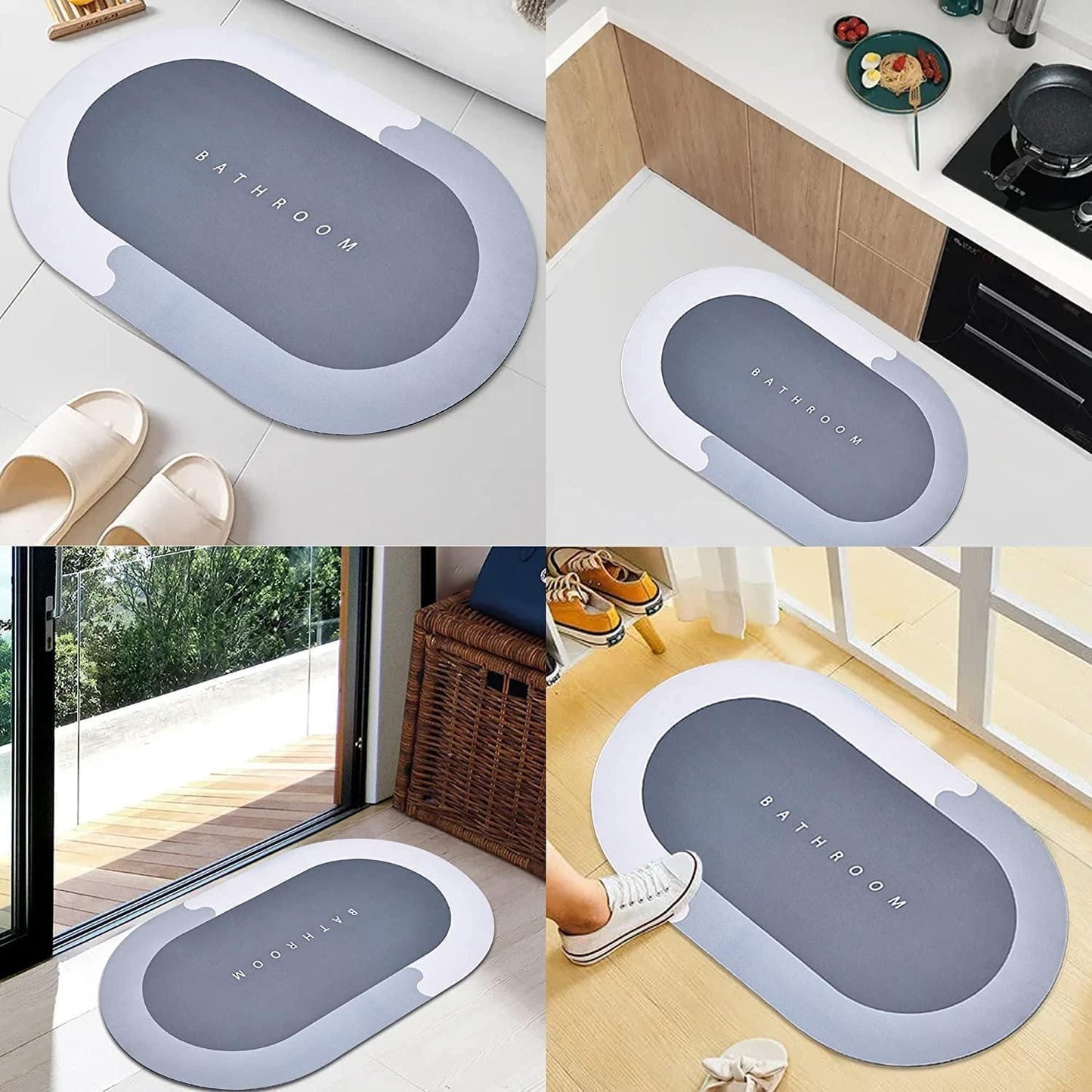 Non-Slip Bathroom Mat (But 1 Get 1 Free)